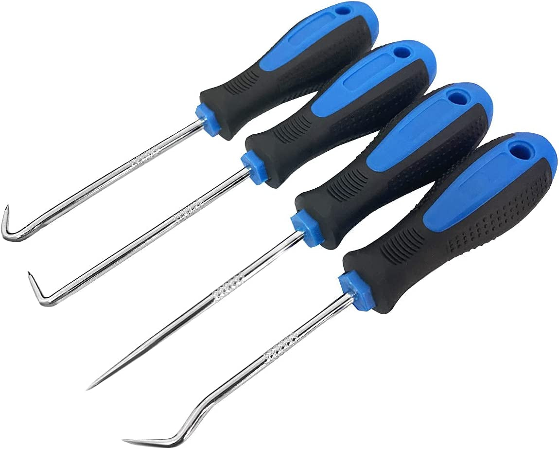 Premium 4-Piece Precision Hook and Pick Set for Automotive Professionals