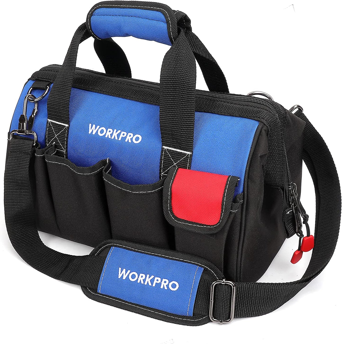 Versatile 14-Inch Multi-Pocket Tool Bag with Adjustable Shoulder Strap – Perfect Organizer for Every DIYer!